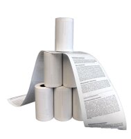 30 EC-Cash Rollen 57mm x 18m x 12mm SEPA Lastschrifttext - EC-Cash-Thermorollen