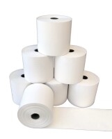 100 Thermorollen 62mm x 50m x 12mm - Thermo-Kassenrollen 62/50/12
