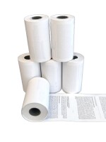 30 EC-Cash Rollen 57mm x 25m x 12mm SEPA Lastschrifttext - EC-Cash-Thermorollen