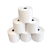 50 Thermorollen 57mm x 50m x 12mm - Thermo-Kassenrollen 57/50/12