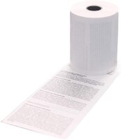50 EC-Cash Rollen 57mm x 18m x 12mm SEPA Lastschrifttext...